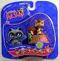 Littlest Pet Shop Pet Pairs - Chipmunk and Raccoon