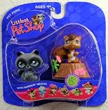 Littlest Pet Shop Pet Pairs - Chipmunk and Raccoon