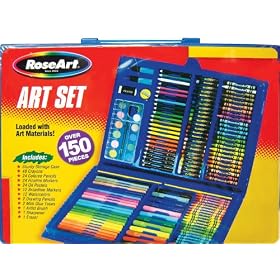 150 Pieces Art Set by Mega Brands - Colors May Vary