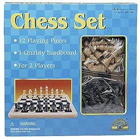 Chess Set Portable Wooden Case by Challenge Master