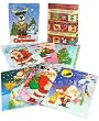Club Pack of 240 Santa Claus Merry Christmas Gift Bags 12.5"