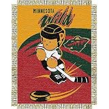 NHL Baby Triple Woven Jacquard Throw - Minnesota Wild