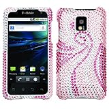 LG T-Mobile G2x Rhinestone Protector Phone Case Cover-Phoenix Tail