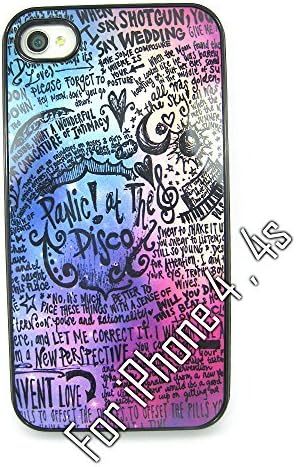 Panic At The Disco Quotes Durable Snap On Case Cover Protection For Iphone 4 4s
