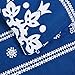 Amazon Brand – Pinzon Lightweight Cotton Flannel Duvet Set - Full/Queen, Snowflake Cadet Blue