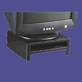 Adjustable Monitor Stand, Graphite Black