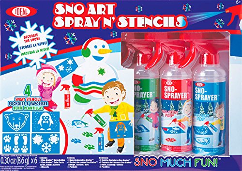Ideal Sno Toys Sno Art Spray N' Stencil