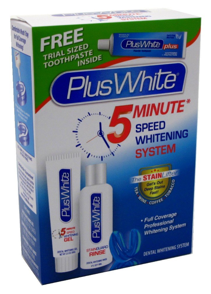 Amazon.com : Plus + White Ultra 5 Minute Whitening System : Tooth ...
