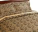 Regal 300 Thread-Count Leopard Print F/Q Duvet Set