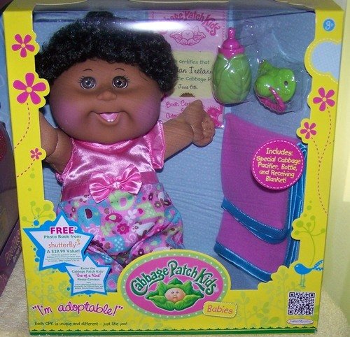 Giosue Bruno Cabbage Patch Kids Babies Brown Skin Girl With Black
