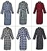 Robes King Classical Sleepwear Men’s 100% Cotton Flannel Shawl Collar Robe, Size Large Extra Large Green