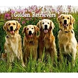 Golden Retrievers, For the Love of 2010 Deluxe Wall (Multilingual Edition)