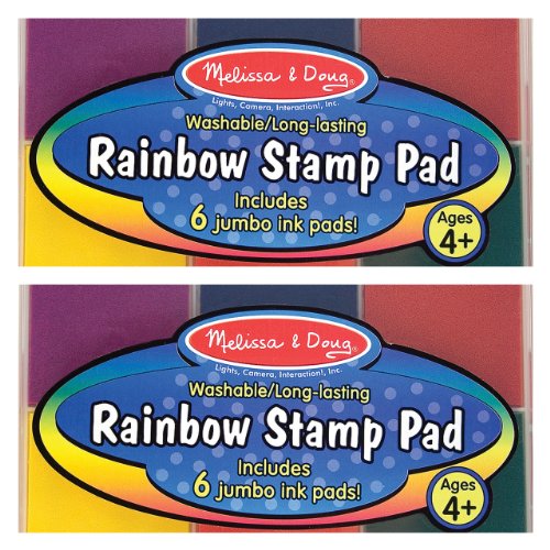 Melissa & Doug Rainbow Stamp Pad (Set of 2)