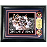 Highland Mint Cleveland Indians Team Force Photo Mint w/ 2 24KTGold coins