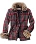 Woolrich Women's Bluff Park Jacket, RUBY PLAID (Red), Size M