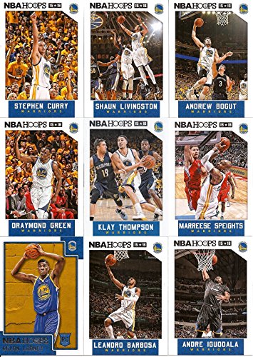 Golden-State-Warriors-2015-2016-Hoops-Basketball-Factory-Sealed-10-Card-NBA-Licensed-Team-Set-with-Stephen-Curry-Plus