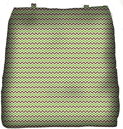 Aakrti Waterproof Multi Purpose Shoulder / Hand bag for Laptop's, Tablet, Picnics, Camping, Theme parks, and more.. Size : 15" x 14" x 3". DN: 2100-greenandbrownpaper
