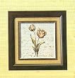 Burgandy Parrot Tulip Print Framed 8X8