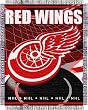 Detroit Red Wings Focus Series Throw Blanket - NHL Hockey Fan Shop Sports Team Merchandise