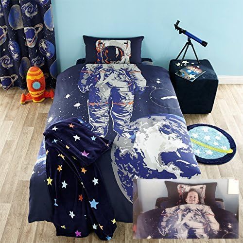 Catherine Lansfield Astronaut Single Quiltset by Turner Bianca
