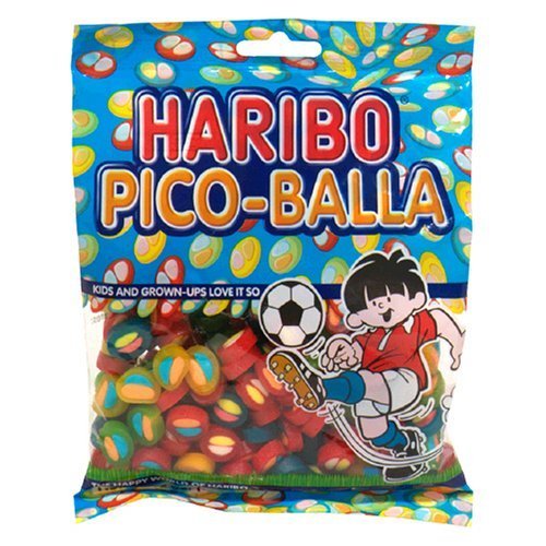 Haribo Gummi Candy, Pico-Balla, 5-Ounce Bags (Pack of 12)