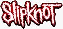 Slipknot Name Red White Logo Embroidered iron On patch