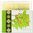 Holly Flourish Holiday Cards -