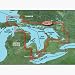 GARMIN VUS017R LAKE HURON LAKE ST. CLAIR BLUECHART G2