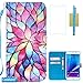 Galaxy Note 5 Case,CASELAND Samsung Galaxy Note 5 Case PU Leather Flip Wallet Case for Samsung Galaxy Note 5 [Flower]