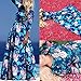 Cutecc Women Lady Long Sleeve Floral Party Cocktail Long Maxi Dress (XXL)