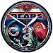 Chicago Bears Round Clock