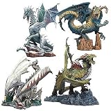 Set of 4 Dragon Figures - Clan 7 - Mcfarlane.