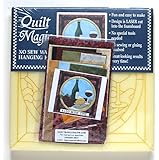 Quilt Magic No Sew Wall Hanging Kit - Wine Time - Approximately 11 x 11 inches