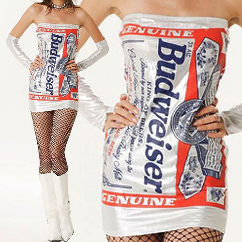 バドワイザーガール♪Silverベアトップワンピース/ec71