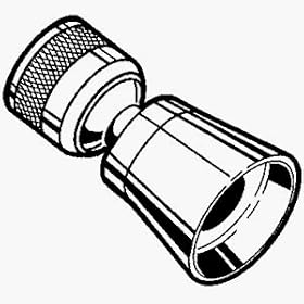 Alsons 654CPK Standard Style Shower Head, Chrome