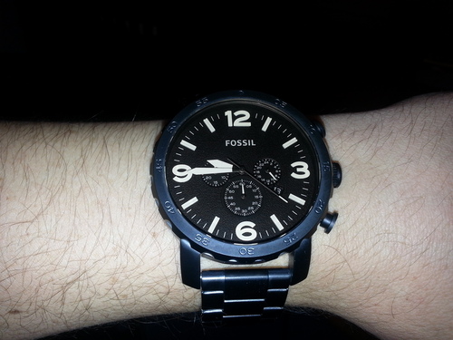 Amazon.com: Fossil JR1356 Nate Stainless St