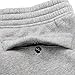 Nike Club Swoosh Men's Fleece Sweatpants Pants Classic Fit, XX-Large - Heather Grey/White