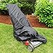 Evelots Universal Polyester Water Resistant Lawn Mower Cover W/Bag, Black