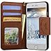iPhone 6s Case,[4.7inch],Wallet Case,Premium PU Leather&Soft TPU Back,Impact Resistant&Scratch-proof Credit Card Holder,Magnetic Flip Cover[Black]