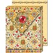 Bejeweled Florentine Ornate Magnetic Closure Mini Notepad