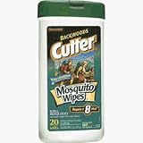 SPECTRUM Cutter Backwoods Cutter Mosquito Wipes 20 Count