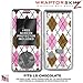 Argyle Brown and Pink WraptorSkinz Skin for LG Chocolate vx8500 phones by TuneTattoozTM