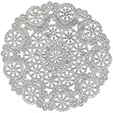 Royal Lace Round Foil Doilies, Silver, 8-Inch, Pack of 12 (B26505)