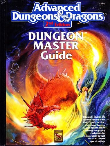 Cover image : The Dungeon Master's Guide (Advanced Dungeon and Dragons 2nd Edition Hardcover Rulebook)