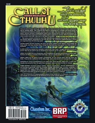 Cover image : Malleus Monstrorum: Creatures, Gods, & Forbidden Knowledge: Roleplaying Game Guide (Call of Cthulhu Roleplaying Game)