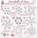Hot Off The Press Hotp Plastic 12 Inch by 12 Inch Templates, Snowflakes & Stars