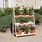 The Big Stage Plant Stand in Natural Wood - Great gift for the Gardener Kitchen & Housewares