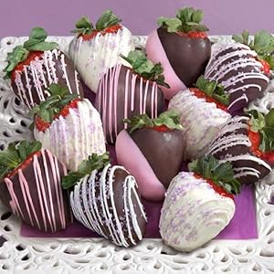 12 Celebration Chocolate Covered Strawberries