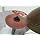 JoolTool Scotch-Brite Maroon Radial Bristle Brush Assembled with Plastic Tapered Mandrel Hub, Grit 220