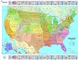Michelin USA Political Map (Maps/Wall (Michelin))
